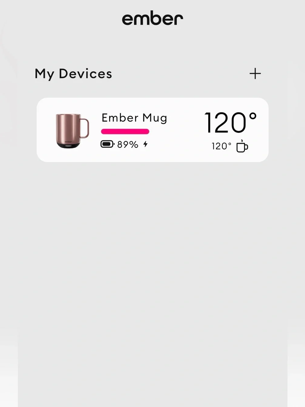 Ember Temperature Control Mug 10 oz - Rose Gold version 10